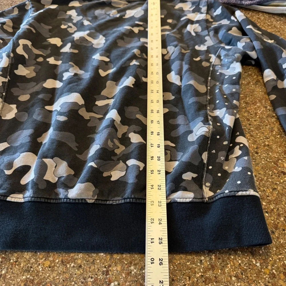 Adidas Mens Sweatshirt M Black Grey Camo Trefoil Logo Streetwear Pullover‎